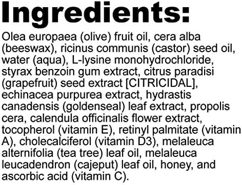 Nutribiotic - משחה עור .5 fl oz | עם GSE, Lysine, Deeswax, Echinacea, Goldenseal, Vitamin E & More | לגירויים